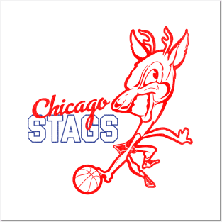 Defunct Chicago Stags Basketball Team Posters and Art